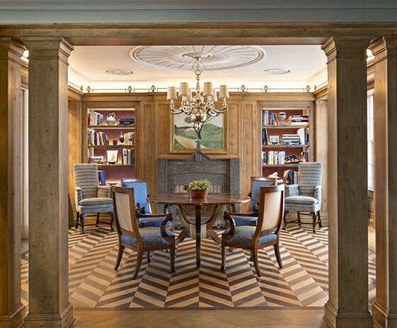 East Lake Shore Drive Penthouse, Featured Image, View of library