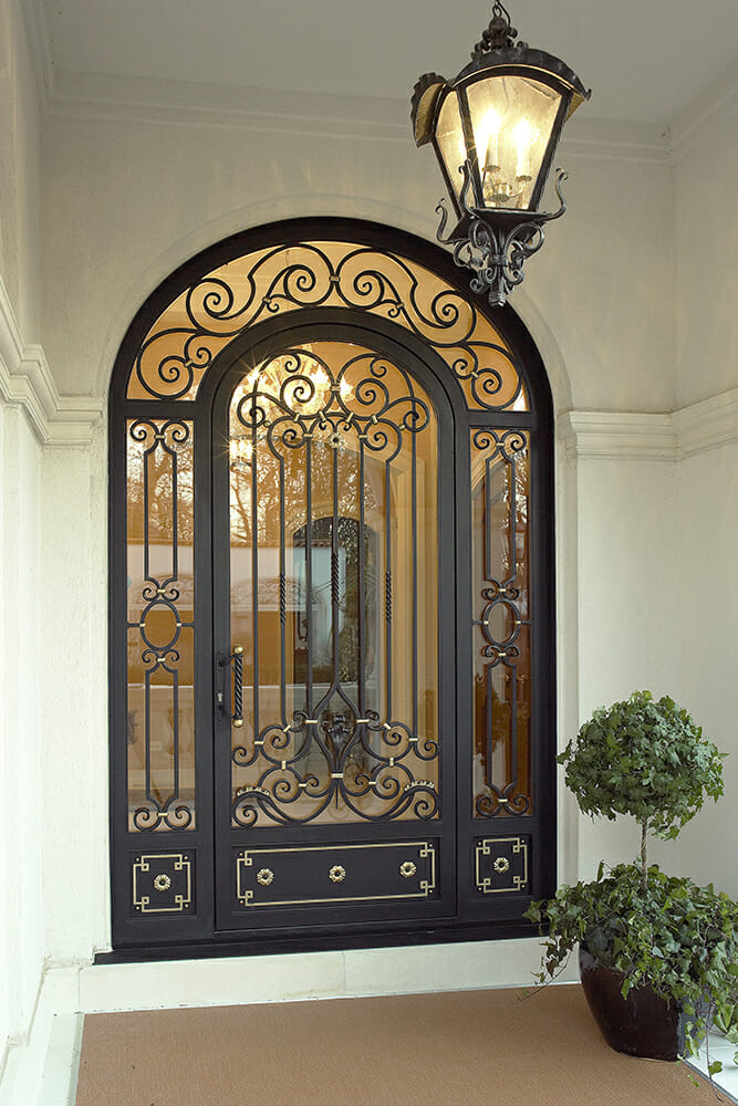 Wrought Iron Entry