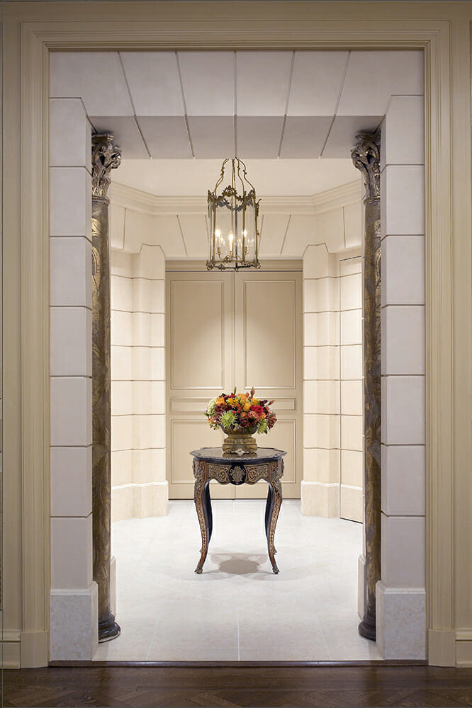 Lake Shore Drive Beaux Arts, Featured Image, View of foyer