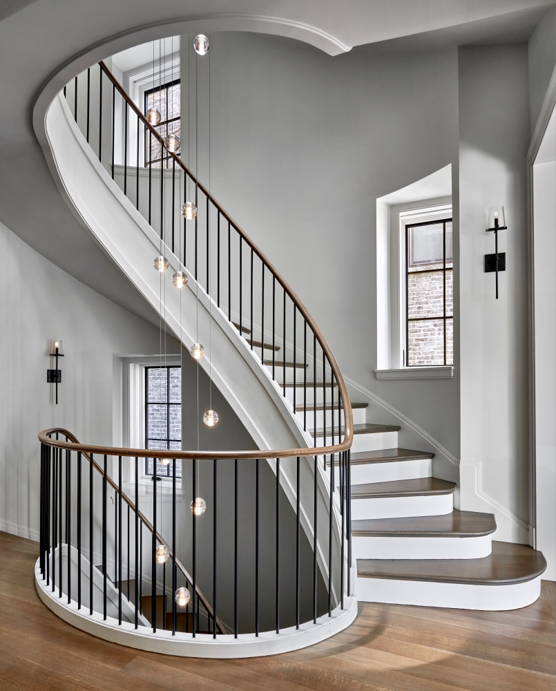 Second floor staircase landing