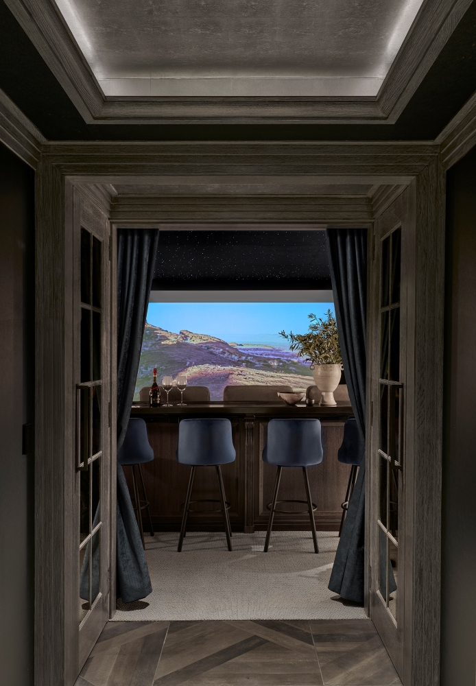 View onto second floor patio